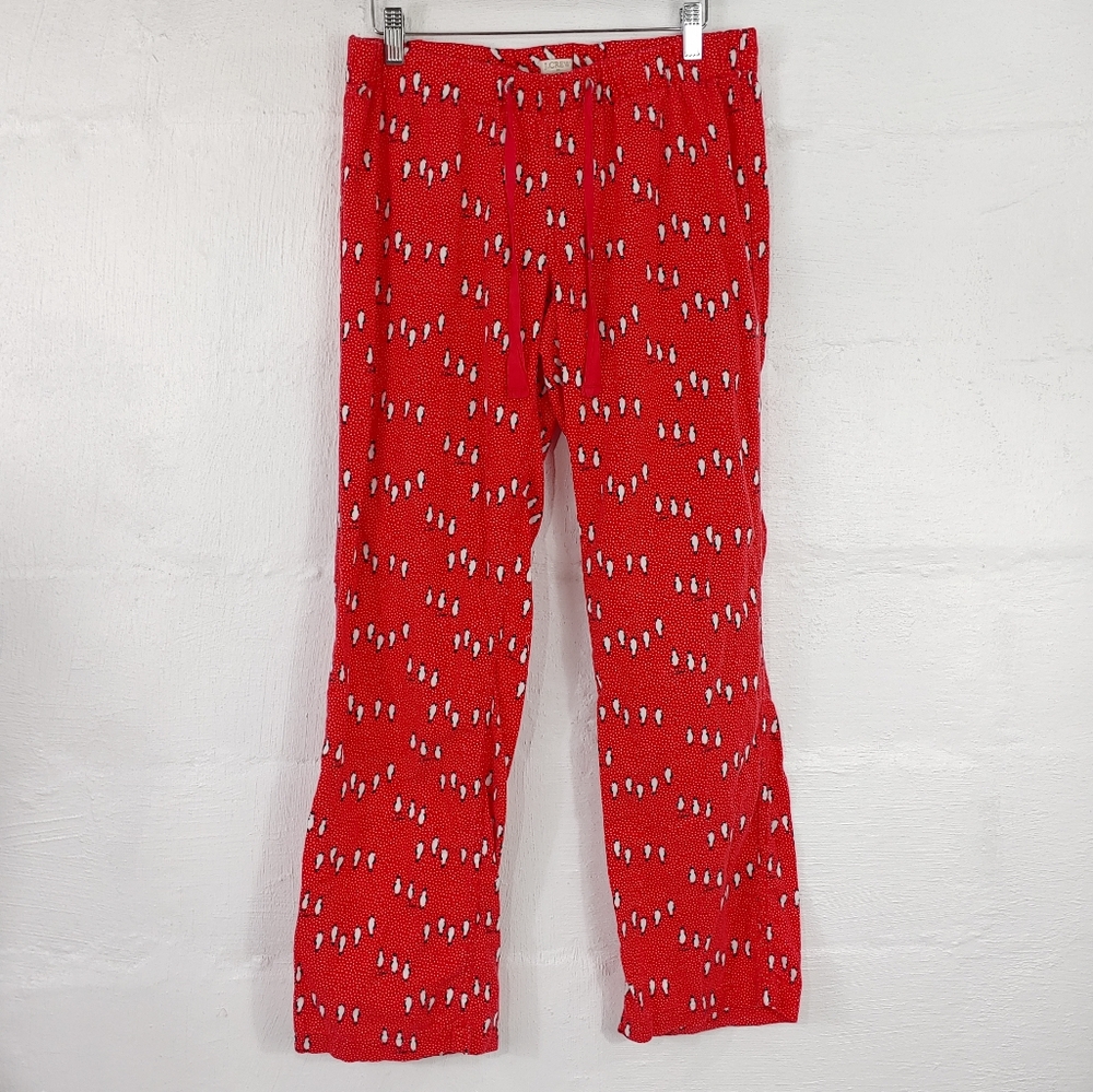J.CREW PENGUIN PRINT PAJAMA BOTTOM (750)